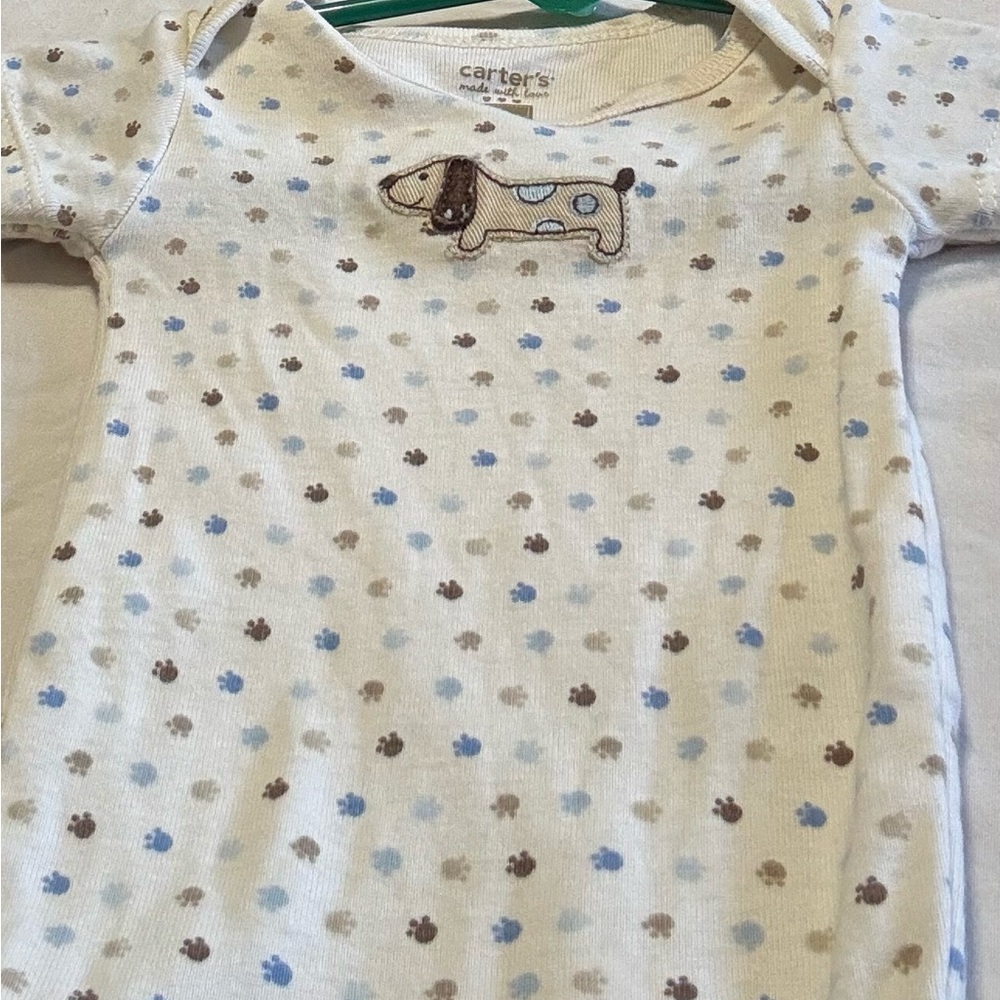 Carter's Baby Onesie with Dog Print